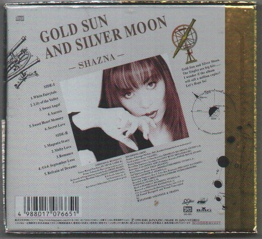 希少　アジア盤　SHAZNA GOLD SUN AND SILVER MOON SHAZNA『GOLD SUN AND SILVER MOON』のアルバムページ