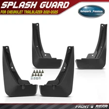 4x Front & Rear Side Mud Flaps Splash Guards for Chevrolet Trailblazer 2021-2025