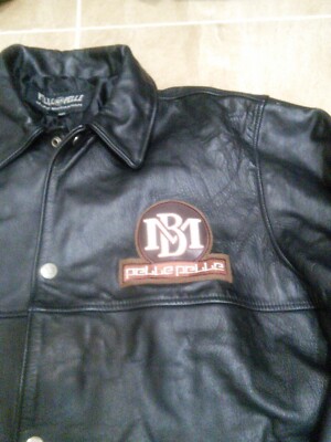 Vintage 2000s Men's Pelle Pelle Leather Jacket Tigers Black Marc