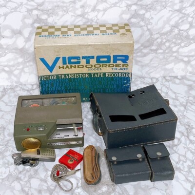 Victor TR-403トランジスタテープレコーダー　HANDCORDER Rare Victor TR-403 transistor tape recorder HANDCORDER | eBay