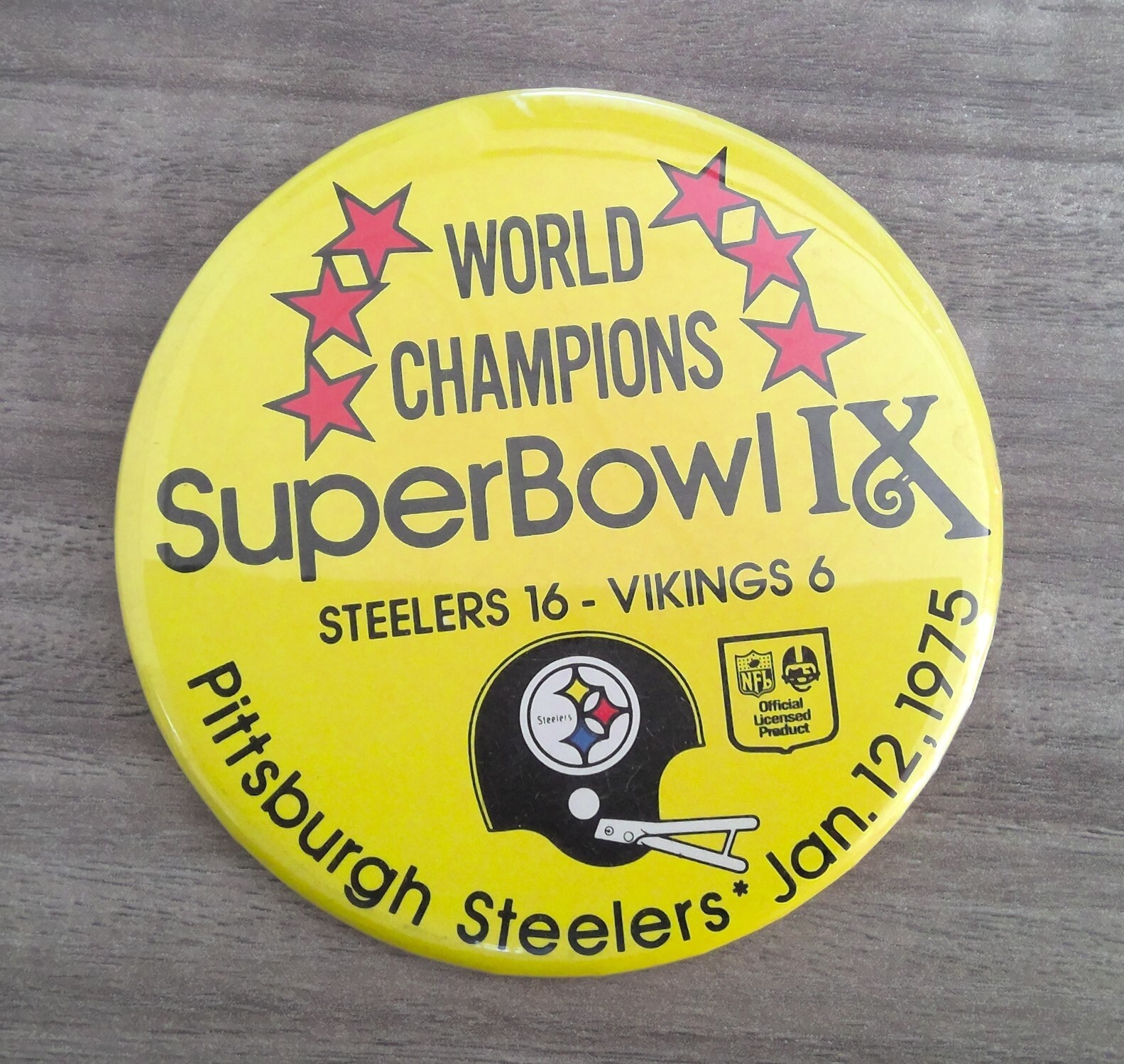 1990 PRO SET Super Bowl IX MVP Franco Harris #9 Pittsburgh Steelers