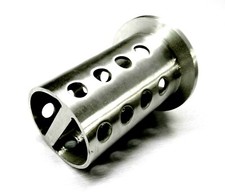 Perforated Casting Flask 2-1/2" x 5" Flask Vacuum Casting Stainless 1/8" Wall