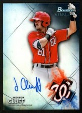 Jackson Cluff 2021 Bowman Sterling Prospect Autograph Auto Washington Nationals