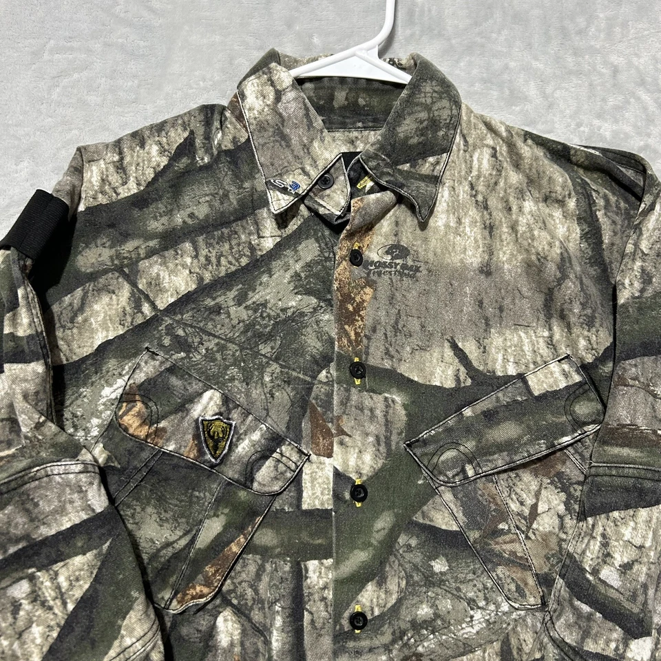 Scent Shield Shirt Mens M S3 Mossy Oak Camo Tree stand  Button Up Hunting - Image 3 of 4