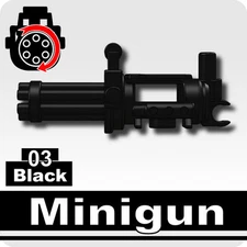 Minigun  Machine Gun compatible with toy brick minifigures Army