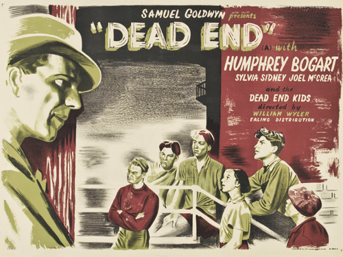 Dead end Humphrey Bogart Joel McCrea movie poster print - Picture 1 of 1