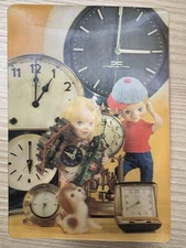 Thirteen Clocks or Hickory Dickory Dock ? Lenticular Cover 1966 Golden Press