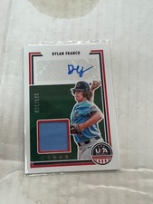 Dylan Franco 2022 Panini USA Stars & Stripes Jersey Auto #SSS-DF #329/399 NrMt