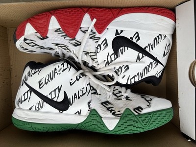 Nike Kyrie 4 BHM Equality Sneakers 7Y Multi-Color w/ Box   Good Condition