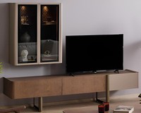 Designer Wohnzimmer Set Sideboard Wandregal Modern MöBel