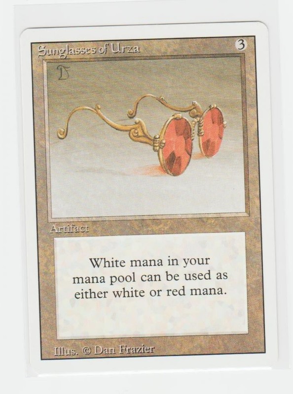 Magic the Gathering ~ MTG ~ 1x Sunglasses of Urza ~  LP ~ REVISED