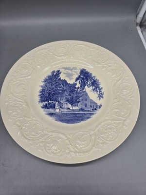 Wedgwood China 1932 Smith College Plate Sophia Smith Homestead