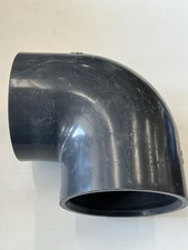 Charlotte 4" Schedule 80 PVC 90 Degree Elbow 8300 Made in USA Sch80 NSF