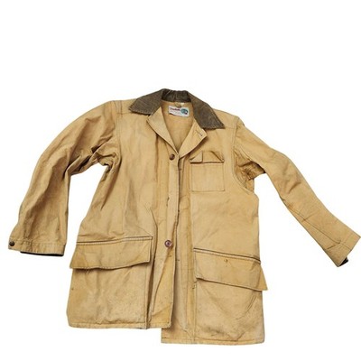 Vintage Duxbak Duck Canvas Hunting Jacket Tan Corduroy Collar Mens 40 Gorpcore