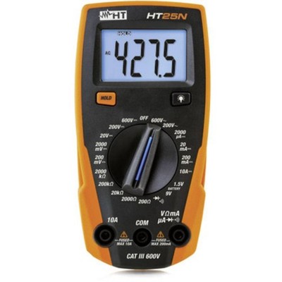 HT Instruments HT25N Hand-Multimeter digital CAT III 600 V Anzeige (Counts):