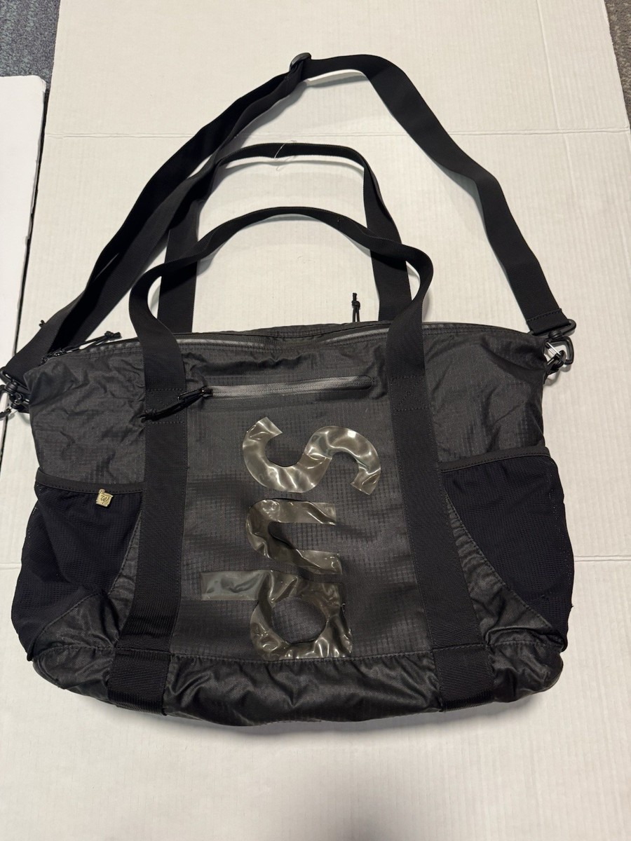 Supreme バッグ ブラック Supreme Logo Zip Tote Black Bag Water Resistant Nylon SS21 | eBay