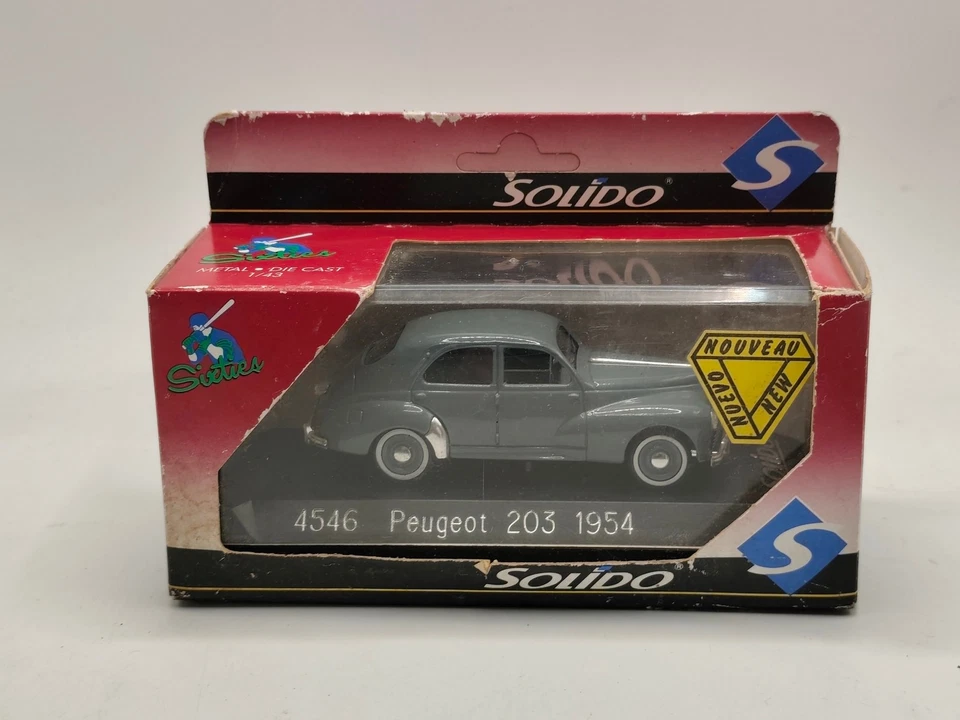 PEUGEOT 203 1954 SCALE 1/43 SOLIDO 4546 (vendeur pro) - Photo 1/4