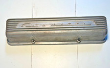 1959-1967 Corvette Script Oem 7 Fin Aluminum Valve Cover 3767493 Lester 4