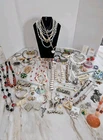 88 PC LOT Vintage To Now Costume Jewelry Necklace Earrings Brooches Bracelets