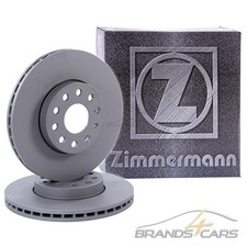 ZIMMERMANN 2x BREMSSCHEIBE Ø266 BELÜFTET VORNE FÜR CITROEN DS3 1.2-1.6 AB BJ 09