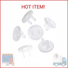 PandaEar Outlet Plug Covers 52 Pack Clear Child Proof Electrical Protector Safe