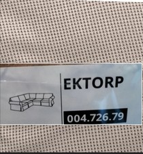 IKEA Ektorp Bezug für 2+2 Ecksofa 4-sitzig Totebo hellbeige 004.726.79 NEU OVP