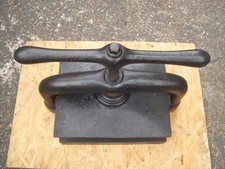 Antique Edwardian cast iron book press in full working condition