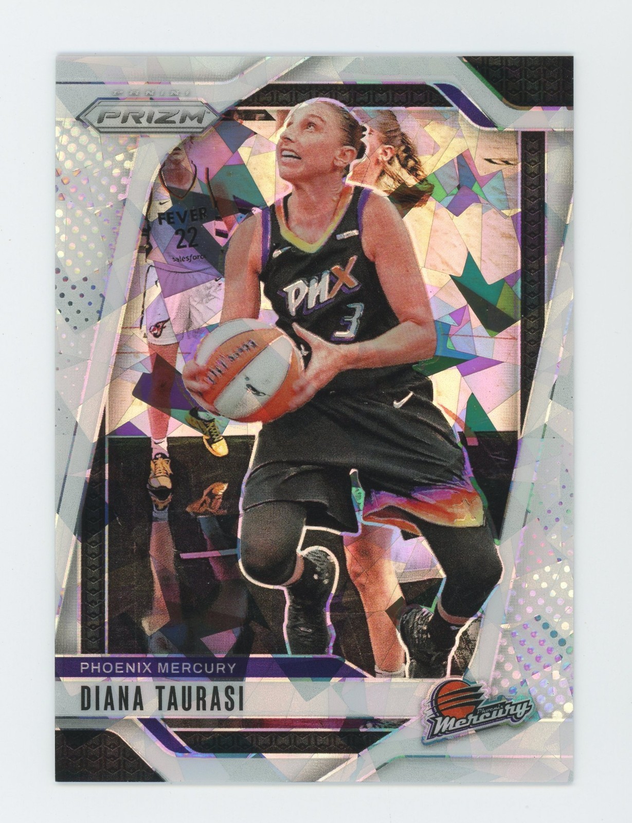 2024 PANINI PRIZM WNBA DIANA TAURASI 58 WHITE ICE 21/35 CAITLIN CLARK PICTURED !