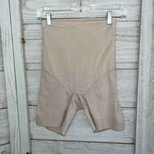 Vtg Shiny Nylon Spandex Long Leg Satin Shine Panty Girdle XL Boning 5699