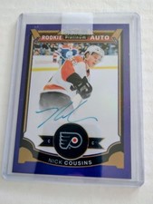 2015-16 O-Pee-Chee Platinum Nick Cousins Purple Auto RC #/15