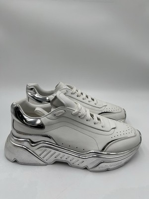 Dolce & Gabbana Daymaster sneakers in a white and silver Size 9UK