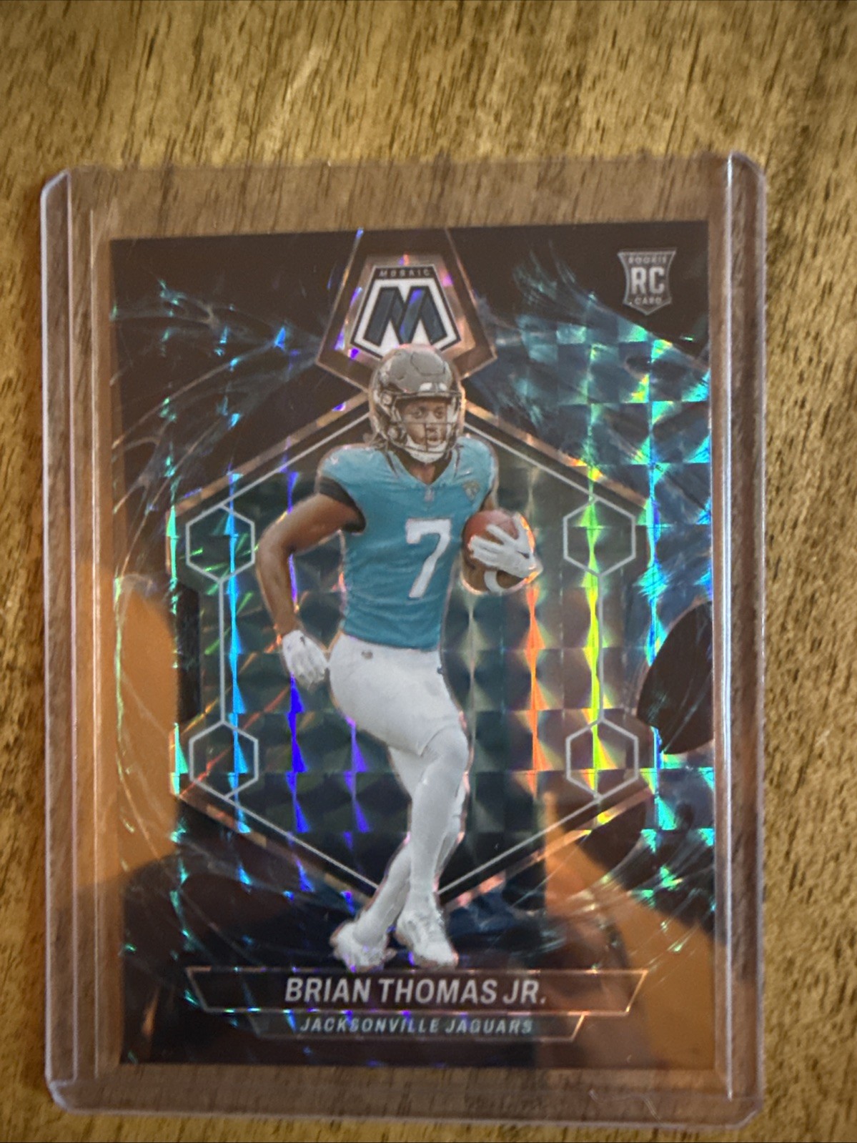 2024 Panini Mosaic - Rookies Brian Thomas Jr. #323 Genesis Mosaic Prizm (RC)
