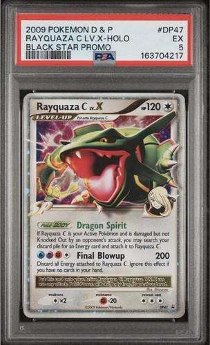 Rayquaza C LV.X graded PSA 5 for sale on eBay
