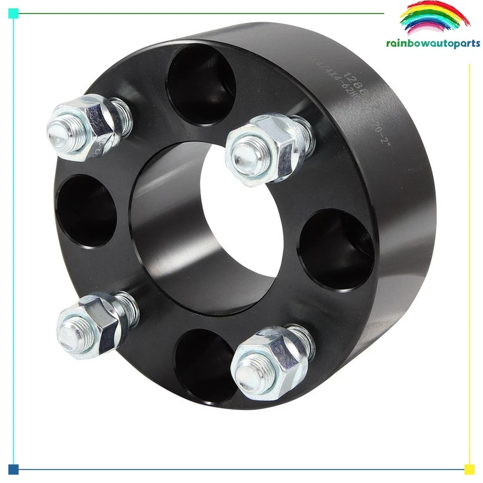 2 Pcs 2" 4x4 4x101.6 Wheel Spacers 62mm CB For ClubCar Cafe Express EZ-Go Valor - Image 4 of 4