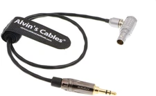 Red Komodo Timecode Cable Tentacle Sync 3.5Mm TRS to EXT 9 Pin Male Right Angle