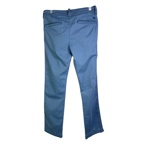 Abercrombie Pants Kids 13/14 Slim Light Blue Flat Front Chinos Slim Straight NWT - Picture 5 of 9