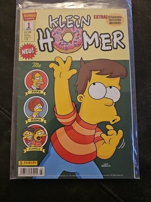 KLEIN HOMER Nr.1 - mit Beilage - COMIC HEFT - SIMPSONS BONGO PANINI VERLAG CC9 
