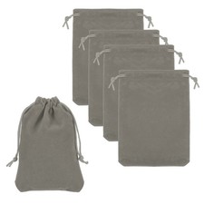 Bluetooth Headphone Bag, 5 Pcs 5.91x3.94 Inch Headset Carrying Pouch Gray