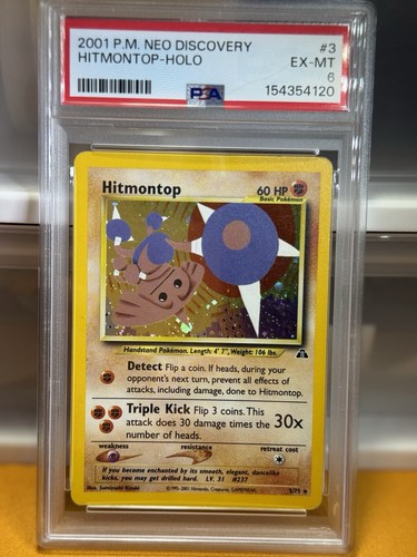 Hitmontop (Unlimited) graded PSA 6 for sale on eBay