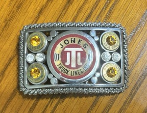 Jones Truck Lines / Winchester Ammo Belt Buckle