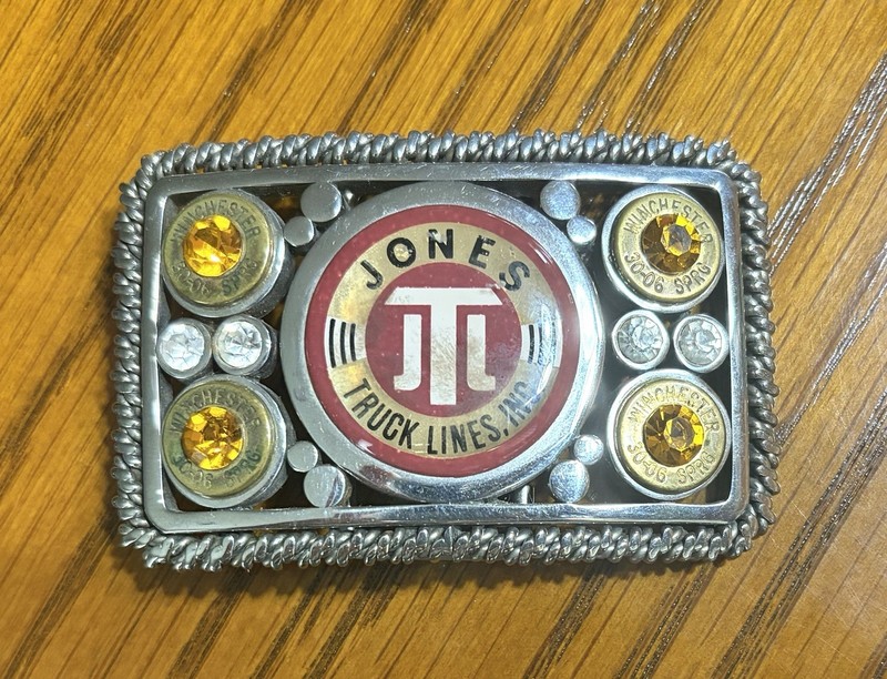 Jones Truck Lines / Winchester Ammo Belt Buckle