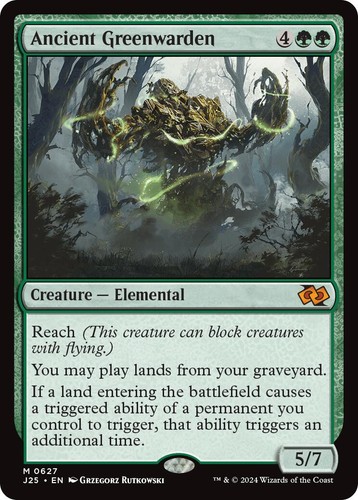Ancient Greenwarden - 627 - Foundations Jumpstart (J25) - Mythic NM