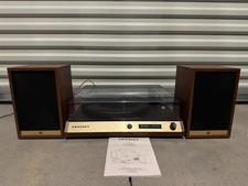 CROSLEY C72 TURNTABLE RECORD PLAYER VINYL WITH BLUETOOTH SPEAKERS 2 SPEED