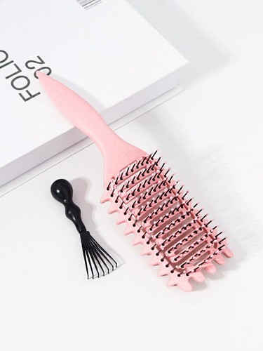 Curly Hair Brush Set 2PCS with Comb Cleaner Anti Breakage for Wigs - Picture 10 of 11