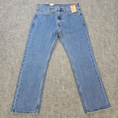 Levi's 505 Jeans Men's 33x30 Blue Regular Straight NWT Medium Wash
