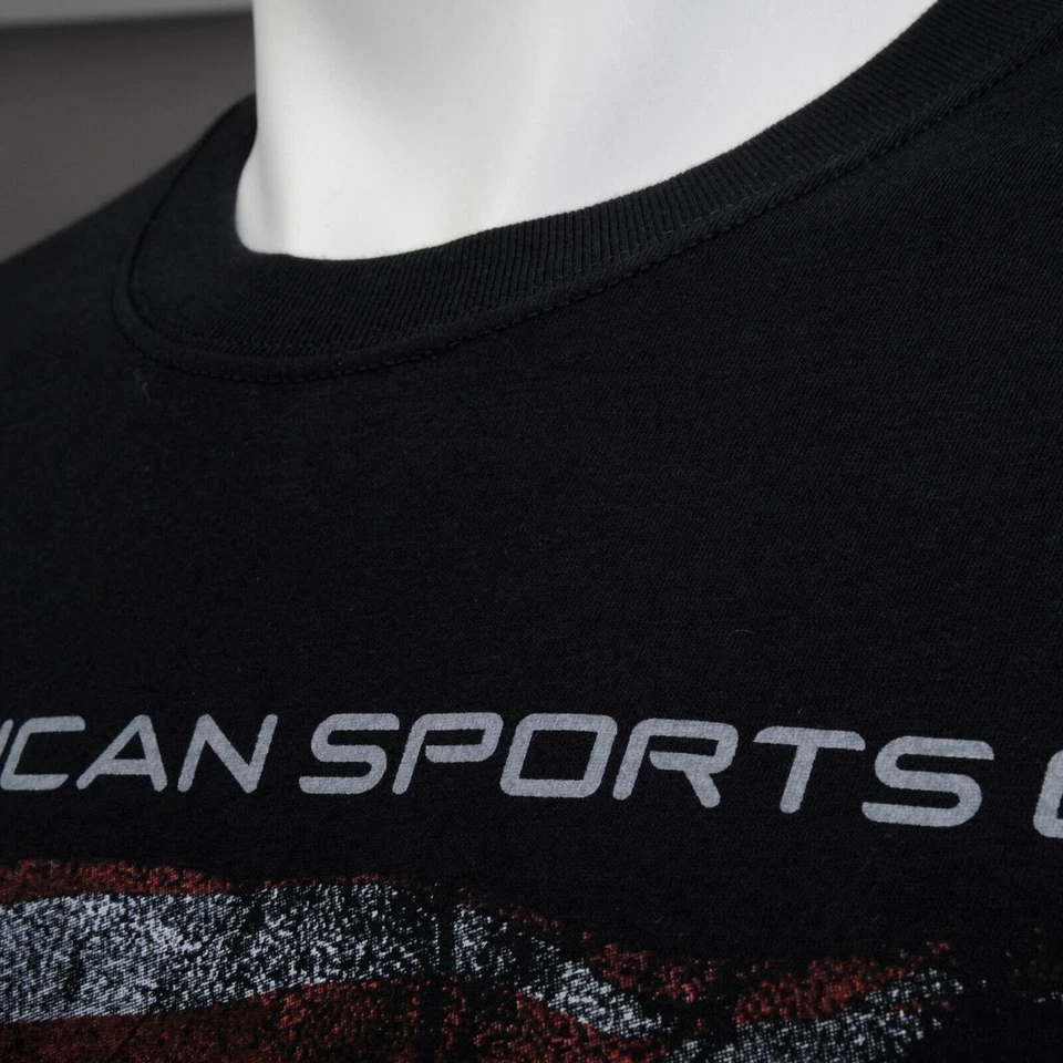 Camiseta Corvette C7 2014-2019 para hombre vintage bandera de Estados Unidos con logotipo y escritura 637646 Foto 3 de 4