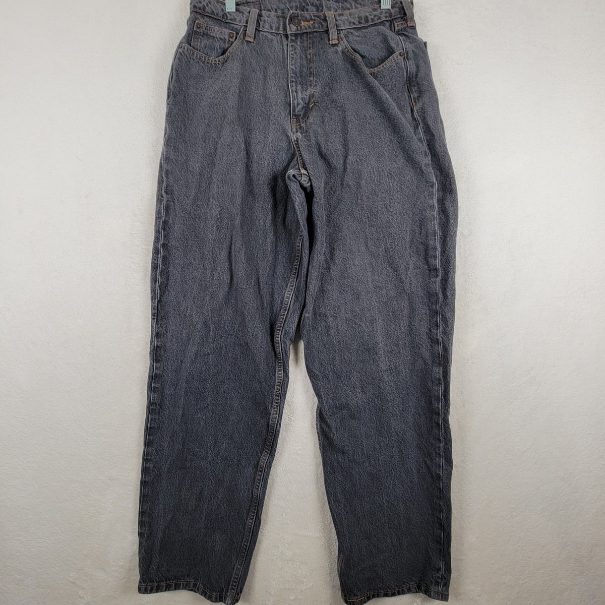 Levis Super Baggy Jeans Men 30x34 Gray/ Black Wide Leg Skater