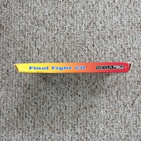 Final Fight CD (Sega CD, 1993) Complete with Box Manual & Registration Card