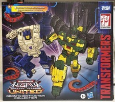 BRAND NEW Amazon Transformers Legacy United Doom N Destruction Bludgeon & Rukus