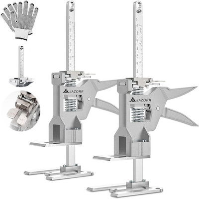 2Pcs Metal Labor Saving Arm Jack, Load-Bearing 440 Lb Multi-Function Height